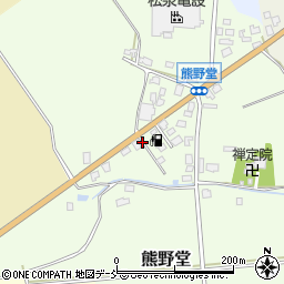 新潟県五泉市熊野堂周辺の地図