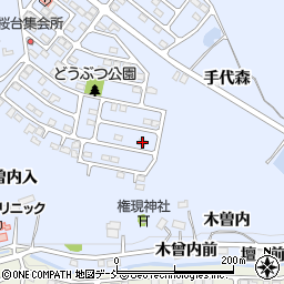 福島県福島市田沢桜台27-6周辺の地図
