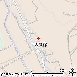 福島県福島市小田大久保周辺の地図