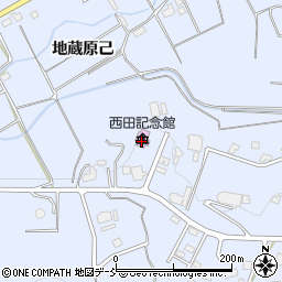 西田記念館周辺の地図