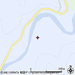 福島県西会津町（耶麻郡）奥川大字飯沢（向赤番）周辺の地図