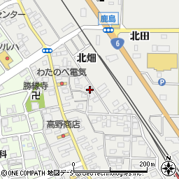 福島県南相馬市鹿島区鹿島北畑43-2周辺の地図