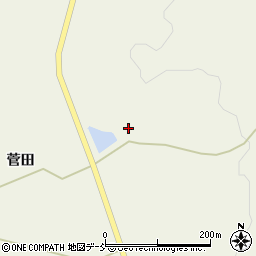 福島県相馬郡飯舘村臼石菅田265周辺の地図