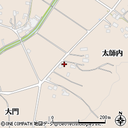 福島県福島市小田作内周辺の地図