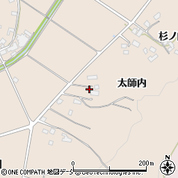 福島県福島市小田（太師内）周辺の地図