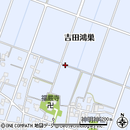 新潟県燕市吉田鴻巣周辺の地図