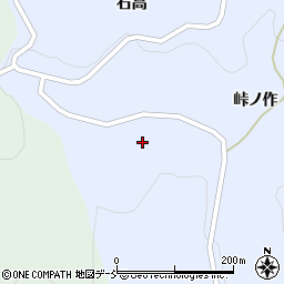 福島県福島市飯野町青木石高6周辺の地図