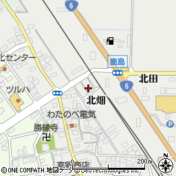 福島県南相馬市鹿島区鹿島北畑35周辺の地図