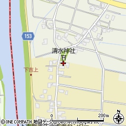 新潟県新潟市南区新飯田1714-4周辺の地図