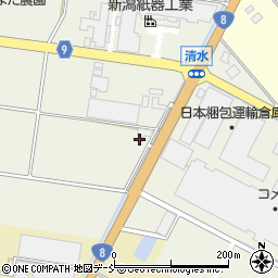 新潟県新潟市南区清水707周辺の地図