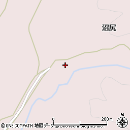 福島県喜多方市岩月町入田付沼尻前周辺の地図