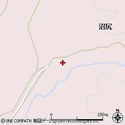 福島県喜多方市岩月町入田付（沼尻前）周辺の地図