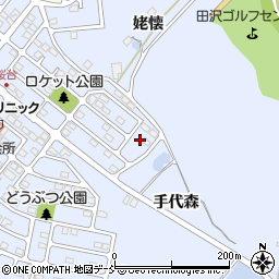 福島県福島市田沢桜台18周辺の地図