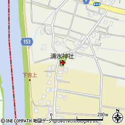 新潟県新潟市南区清水381周辺の地図