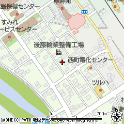 福島県南相馬市鹿島区西町2丁目63周辺の地図