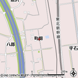 福島県福島市平石町畑周辺の地図