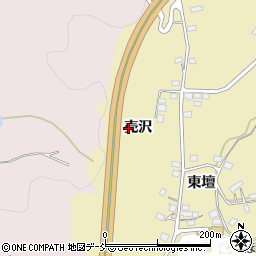 福島県福島市清水町売沢周辺の地図