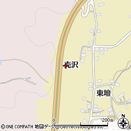 福島県福島市清水町（売沢）周辺の地図