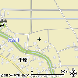 新潟県五泉市千原周辺の地図