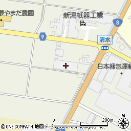 新潟県新潟市南区清水734-1周辺の地図