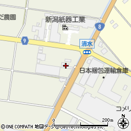 新潟県新潟市南区清水709周辺の地図