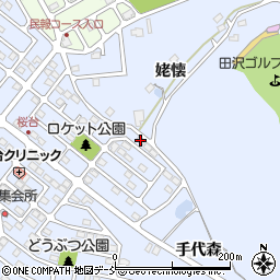 福島県福島市田沢桜台15-20周辺の地図