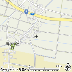 新潟県新潟市南区清水497-2周辺の地図