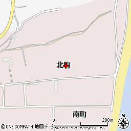 福島県南相馬市鹿島区南海老北町周辺の地図