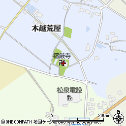 福厳寺周辺の地図