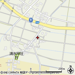 新潟県新潟市南区清水8645-2周辺の地図