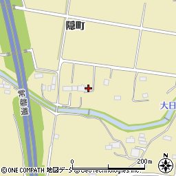 福島県南相馬市鹿島区小山田隠町302周辺の地図