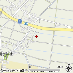 新潟県新潟市南区清水8647周辺の地図