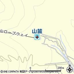 弥彦山ロープウェイ 展望レストラン周辺の地図