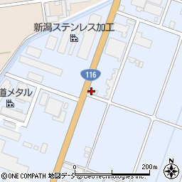 日本中古農機組合新潟店周辺の地図