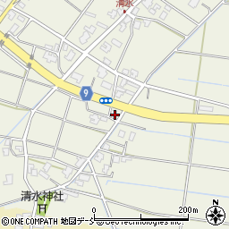 新潟県新潟市南区清水261周辺の地図