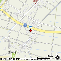 新潟県新潟市南区清水253周辺の地図
