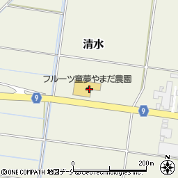 新潟県新潟市南区清水8791周辺の地図