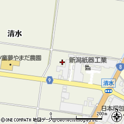 新潟県新潟市南区清水1102周辺の地図