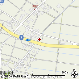 新潟県新潟市南区清水579周辺の地図