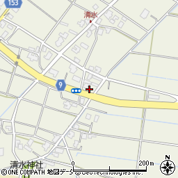 新潟県新潟市南区清水264周辺の地図