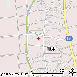 新潟県新潟市西蒲区真木2318-1周辺の地図