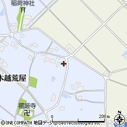 新潟県五泉市木越荒屋1510周辺の地図