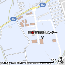 福島県警察本部　科学捜査研究所周辺の地図