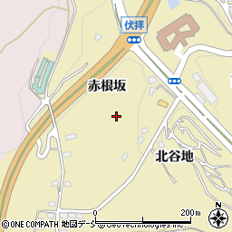 福島県福島市清水町（北谷地）周辺の地図