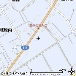 福島県福島市荒井地蔵原丁周辺の地図