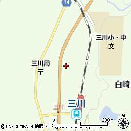 新潟県阿賀町（東蒲原郡）白崎周辺の地図