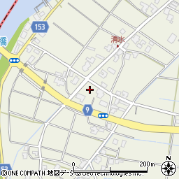 新潟県新潟市南区清水256周辺の地図