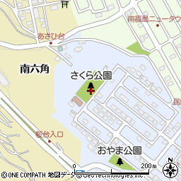 福島県福島市田沢桜台4周辺の地図