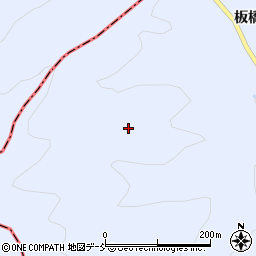福島県川俣町（伊達郡）秋山（ブシ沢山）周辺の地図