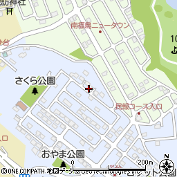 福島県福島市田沢桜台11周辺の地図